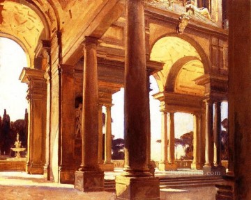 Un estudio de arquitectura Florencia John Singer Sargent Pinturas al óleo